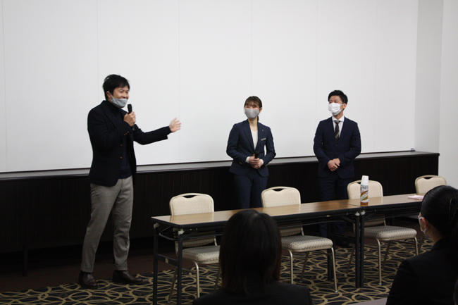 株式会社アメーバホールディングス様 ブライダル科の企業説明会 名古屋外語 ホテル ブライダル専門学校