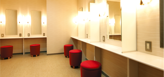 パウダールームの写真