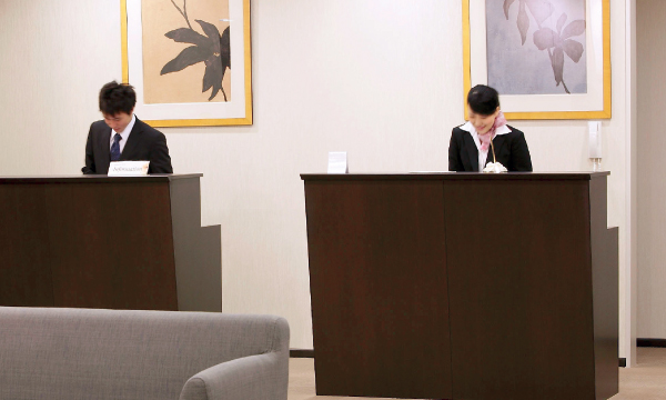 フロント実習スペースの写真